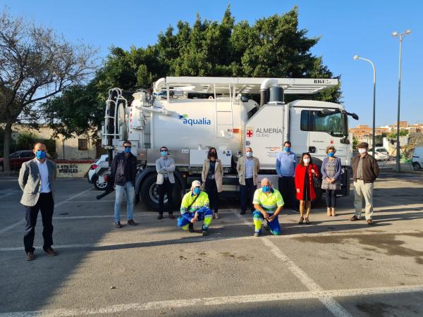 Nuevo camión en el Servicio Municipal de Aguas de Almería